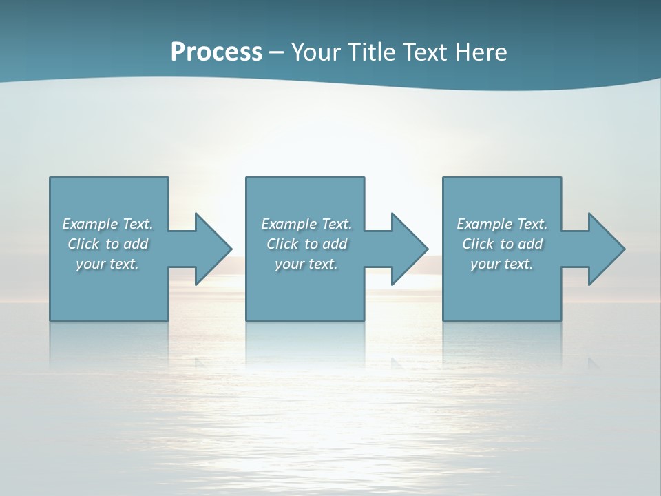 The Sun Is Setting Over The Ocean Powerpoint Template PowerPoint Template