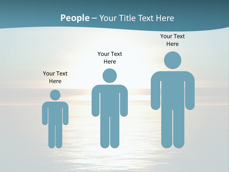 The Sun Is Setting Over The Ocean Powerpoint Template PowerPoint Template