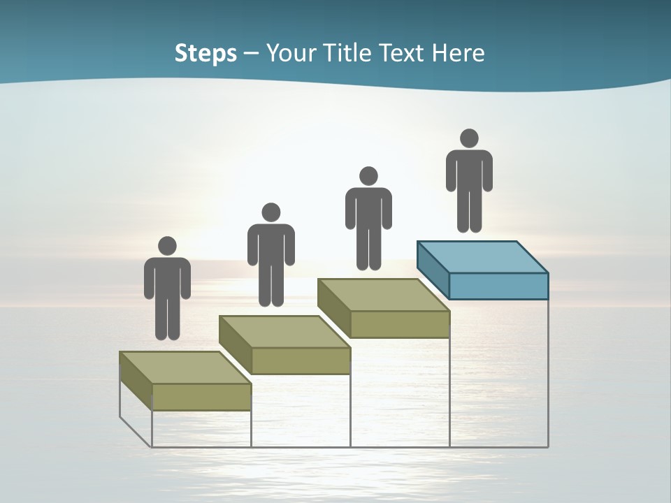 The Sun Is Setting Over The Ocean Powerpoint Template PowerPoint Template