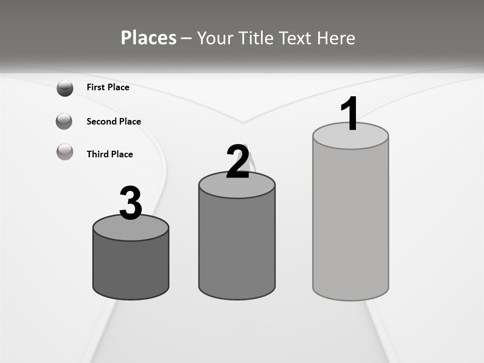 A Person Standing On A Road With A White Background PowerPoint Template