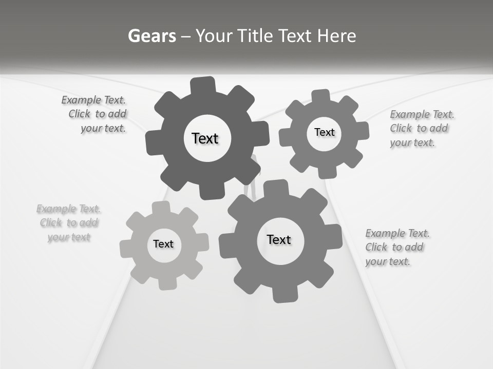 A Person Standing On A Road With A White Background PowerPoint Template