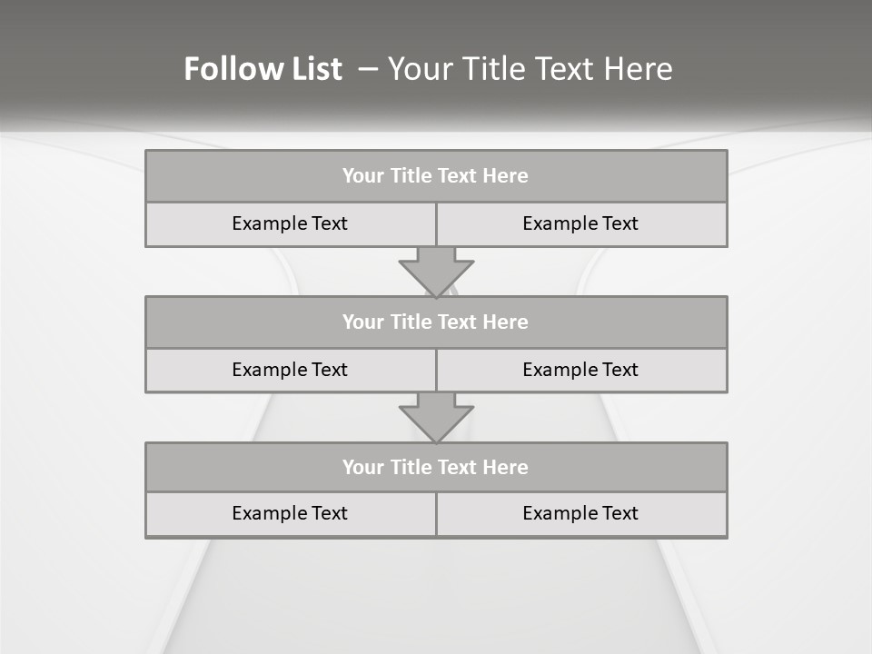 A Person Standing On A Road With A White Background PowerPoint Template