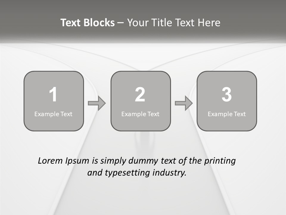 A Person Standing On A Road With A White Background PowerPoint Template
