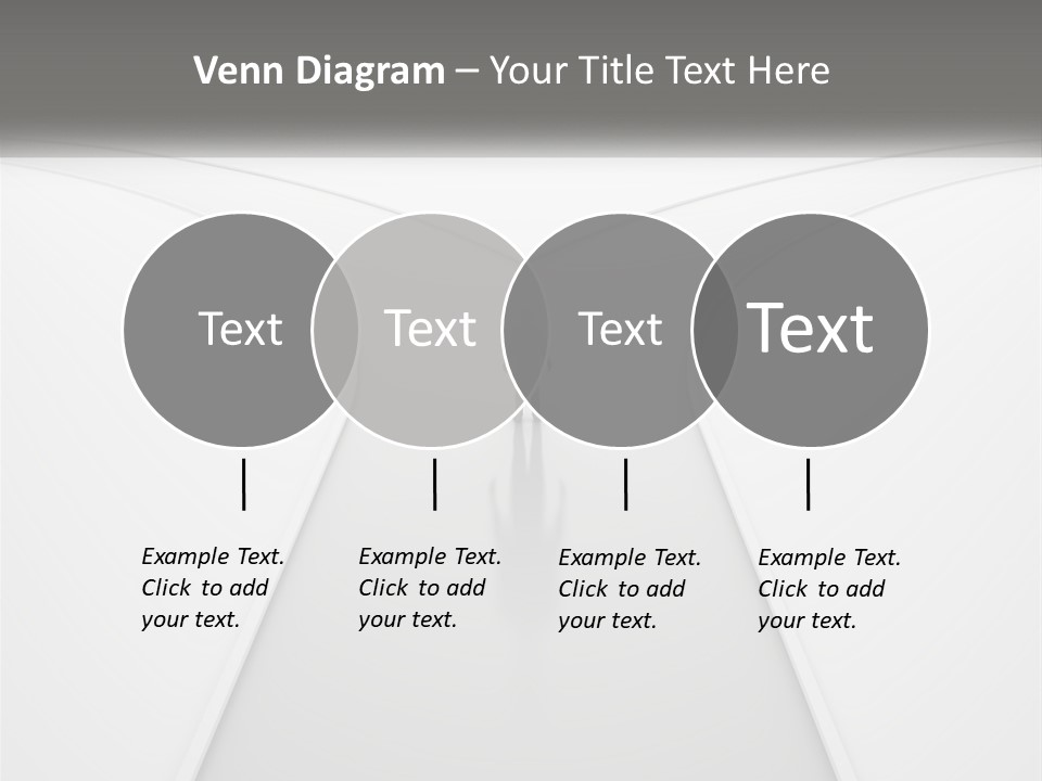 A Person Standing On A Road With A White Background PowerPoint Template