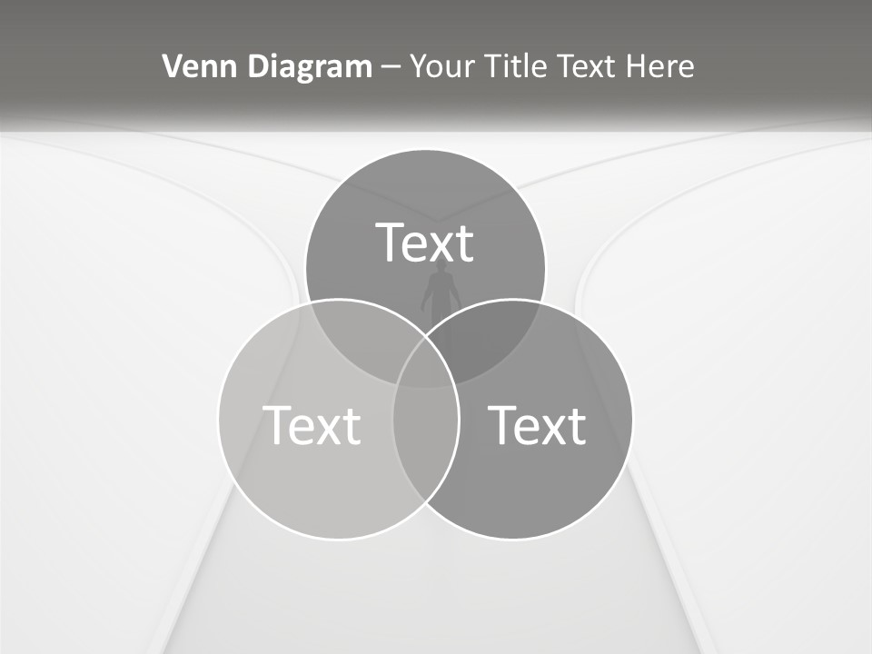 A Person Standing On A Road With A White Background PowerPoint Template