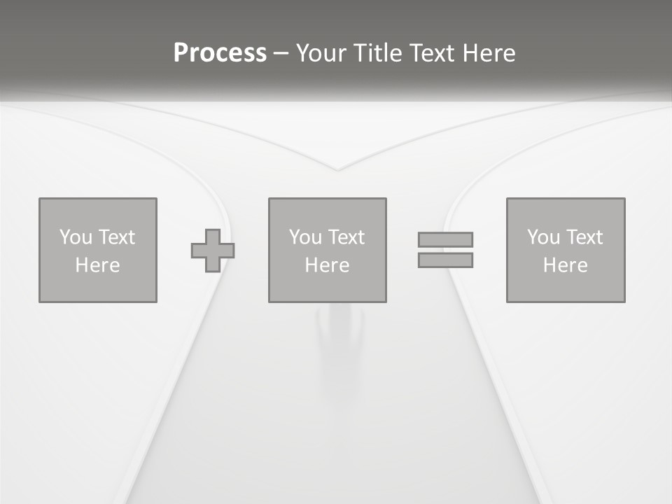 A Person Standing On A Road With A White Background PowerPoint Template