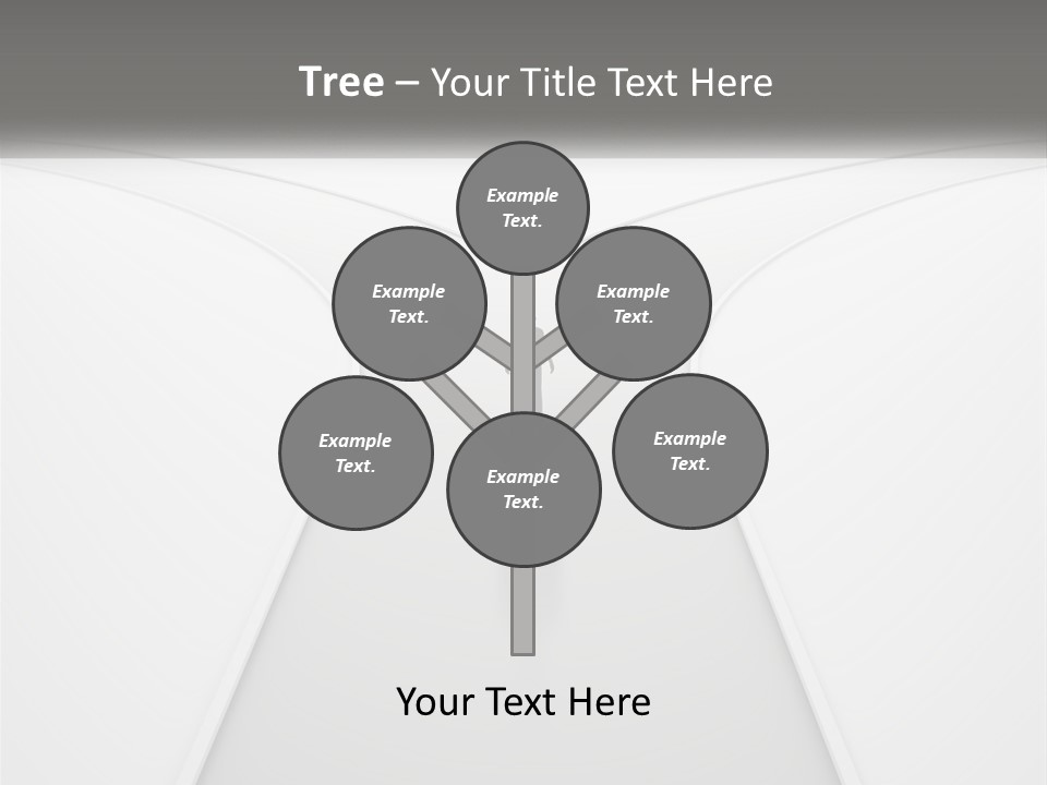 A Person Standing On A Road With A White Background PowerPoint Template