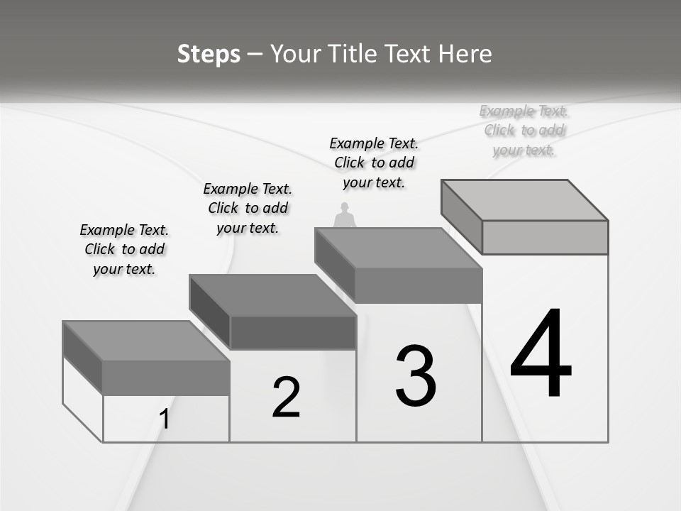 A Person Standing On A Road With A White Background PowerPoint Template