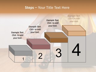 A Woman Sitting On Top Of A Black Suitcase PowerPoint Template