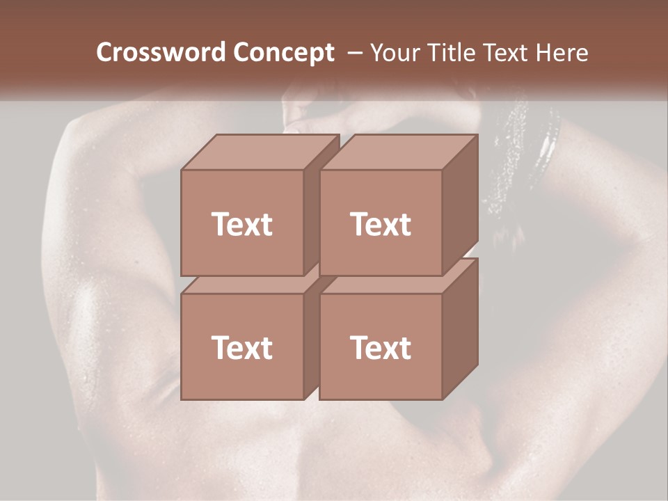 A Man With His Hands On His Head PowerPoint Template