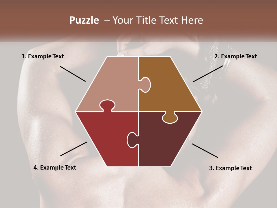 A Man With His Hands On His Head PowerPoint Template