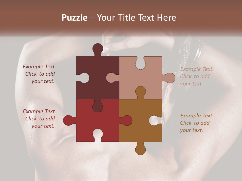 A Man With His Hands On His Head PowerPoint Template