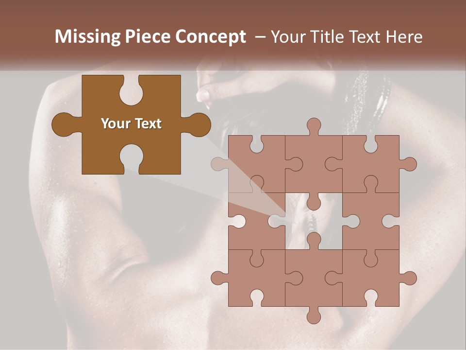 A Man With His Hands On His Head PowerPoint Template