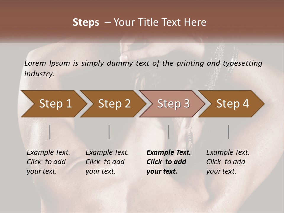 A Man With His Hands On His Head PowerPoint Template