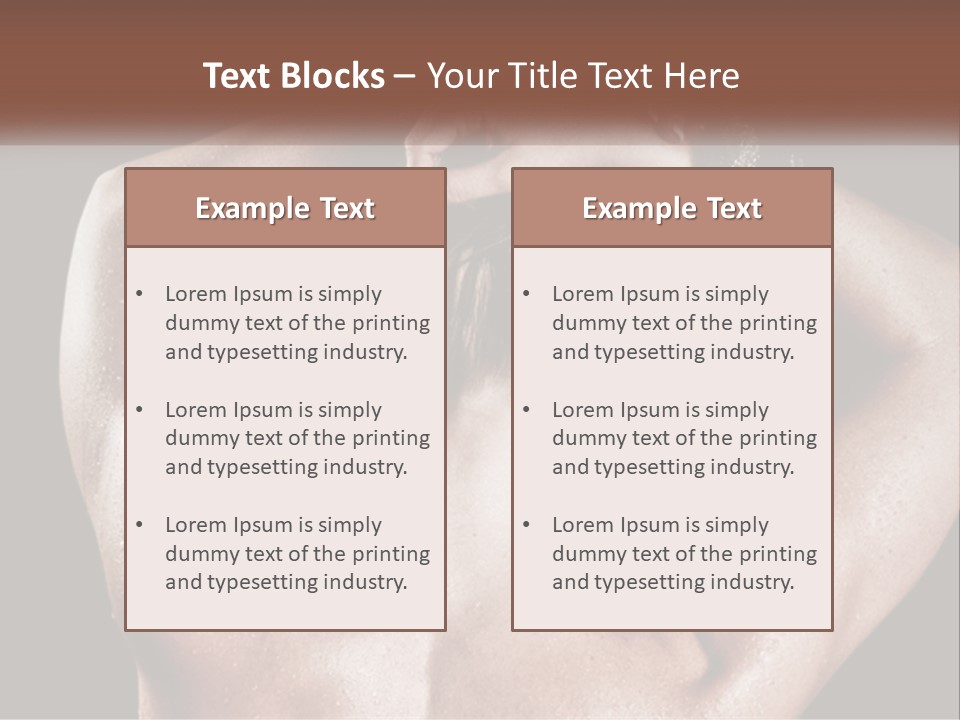 A Man With His Hands On His Head PowerPoint Template