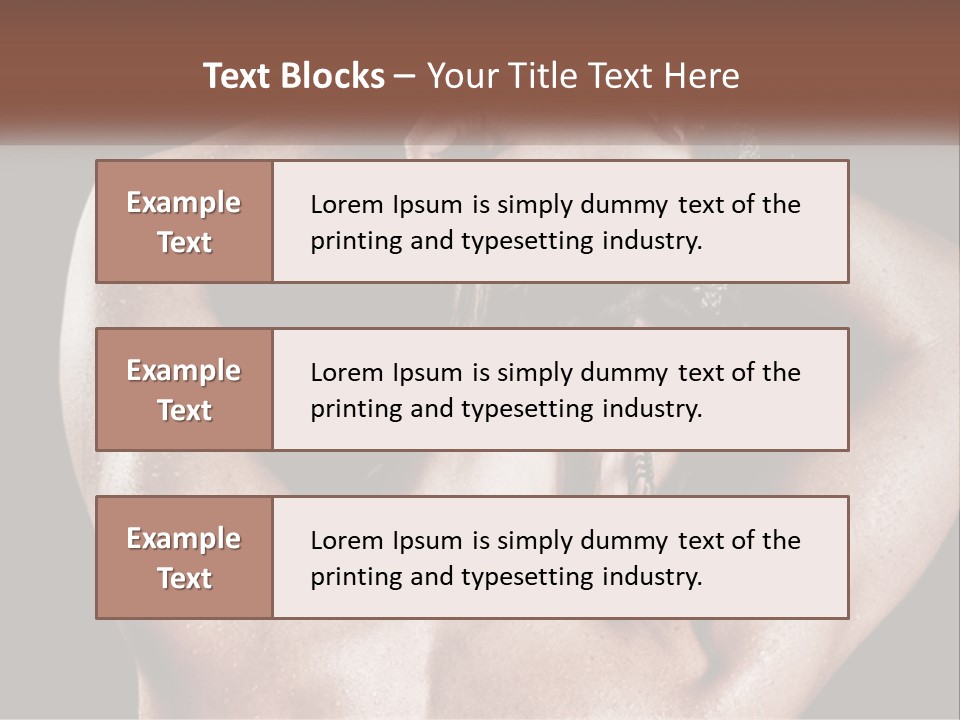 A Man With His Hands On His Head PowerPoint Template