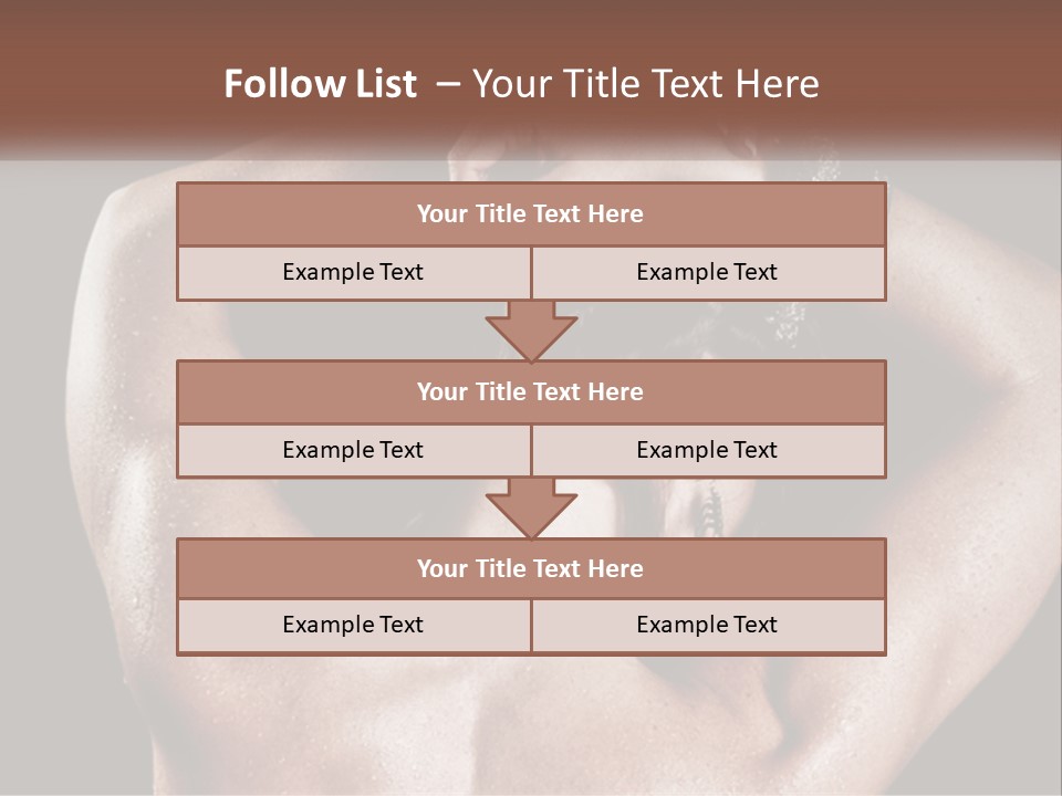 A Man With His Hands On His Head PowerPoint Template