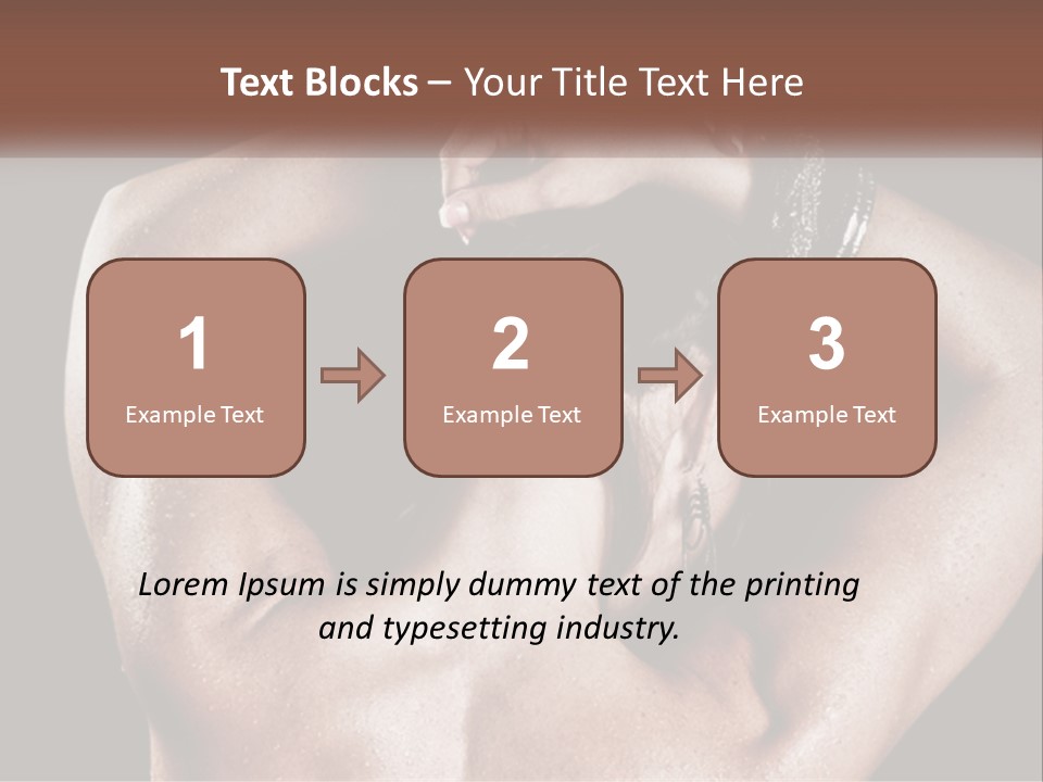 A Man With His Hands On His Head PowerPoint Template