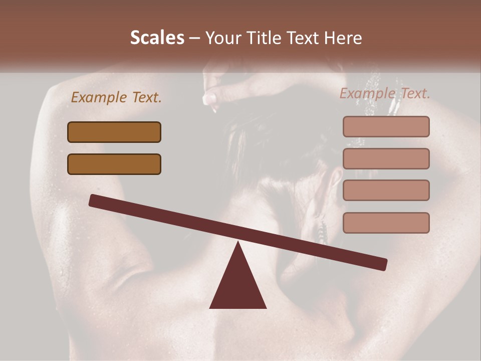 A Man With His Hands On His Head PowerPoint Template