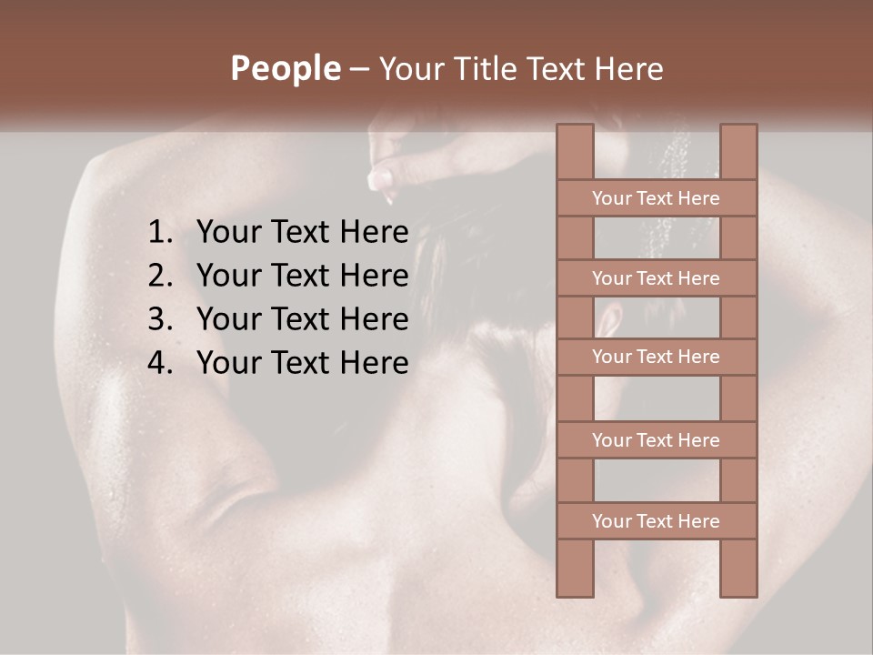 A Man With His Hands On His Head PowerPoint Template