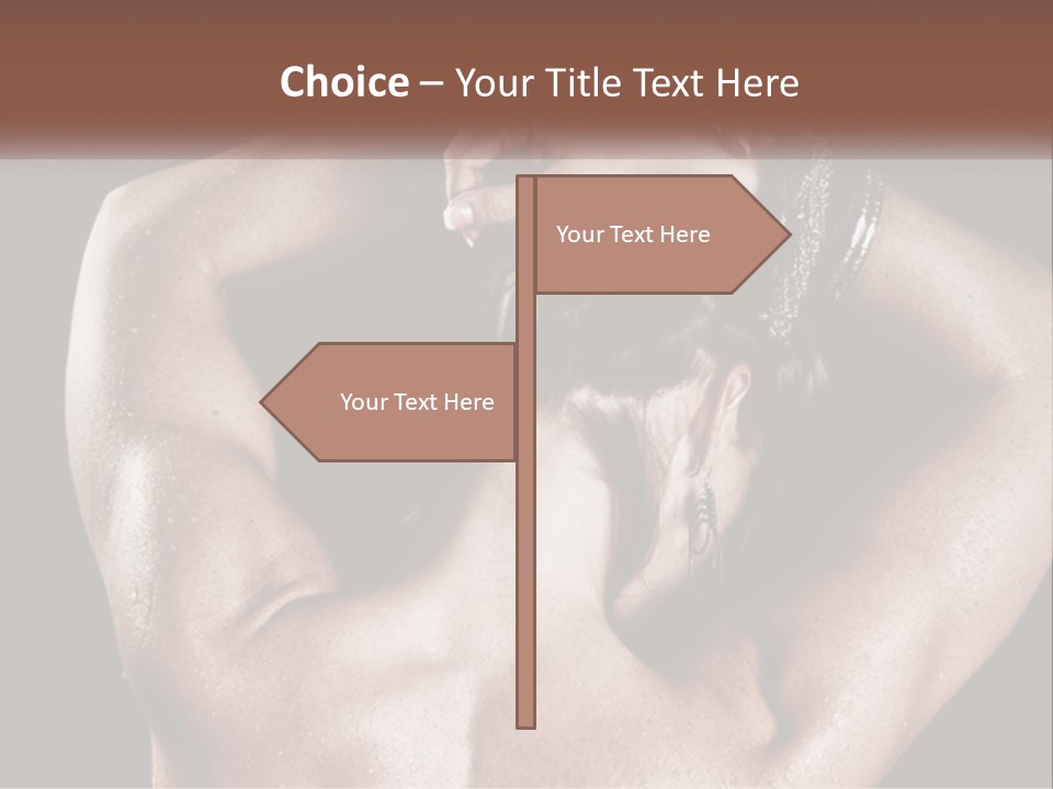 A Man With His Hands On His Head PowerPoint Template