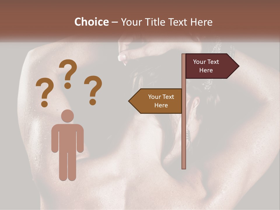 A Man With His Hands On His Head PowerPoint Template