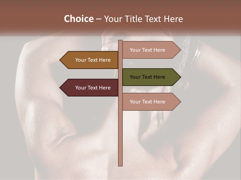 A Man With His Hands On His Head PowerPoint Template