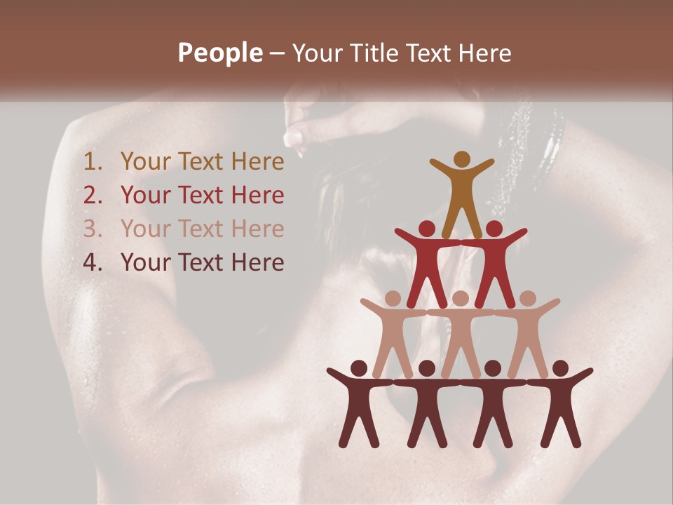 A Man With His Hands On His Head PowerPoint Template