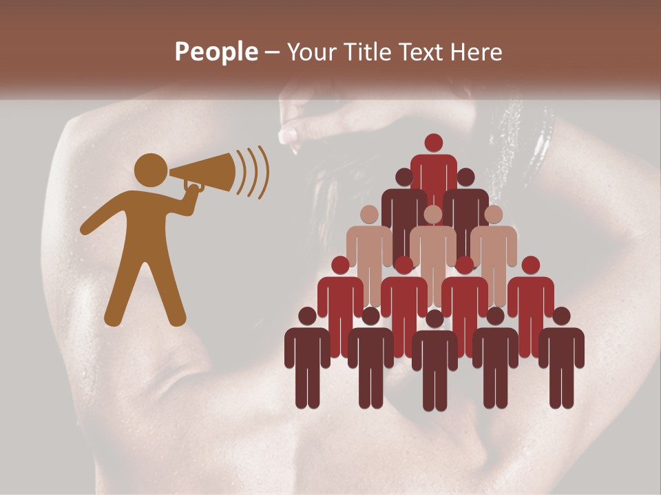 A Man With His Hands On His Head PowerPoint Template