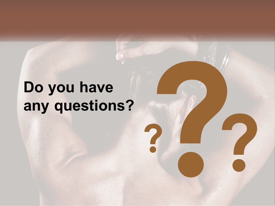 A Man With His Hands On His Head PowerPoint Template