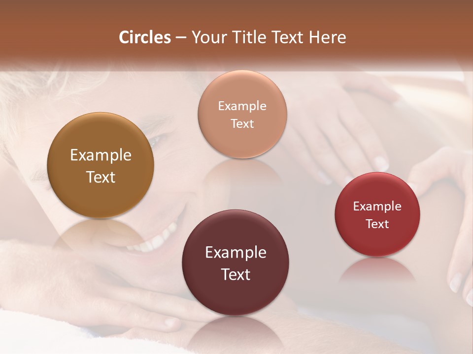 A Man Getting A Back Massage From A Woman PowerPoint Template