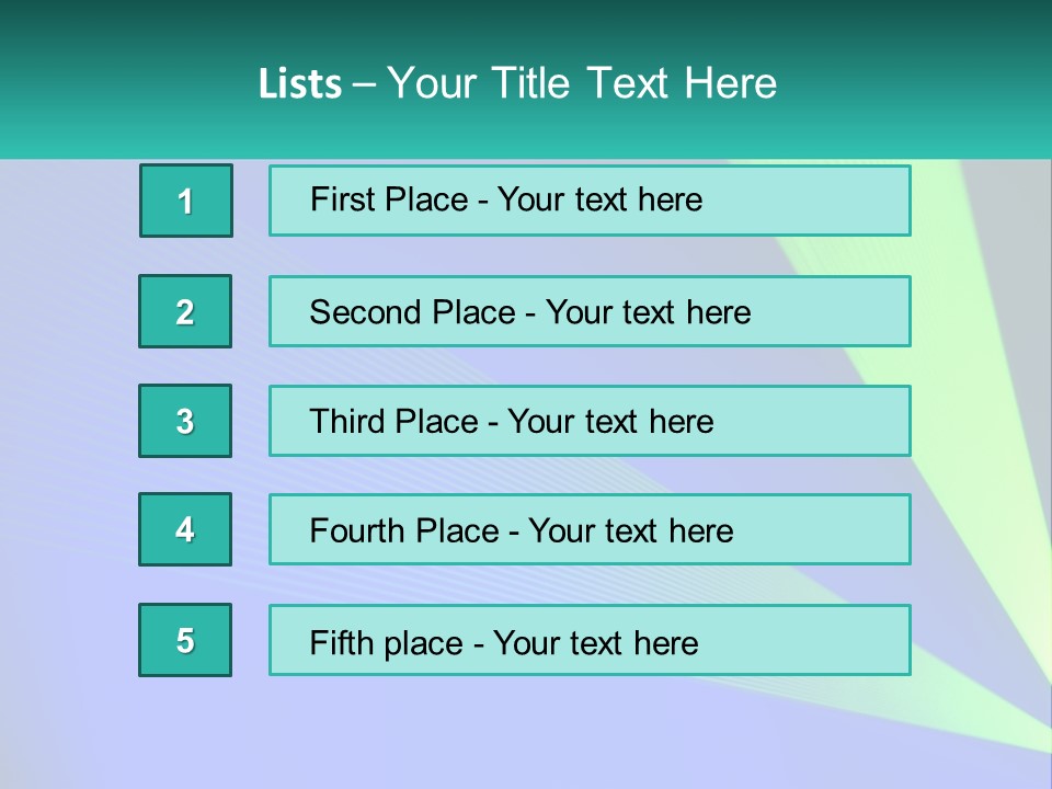 A Blue And Green Abstract Background With Lines PowerPoint Template