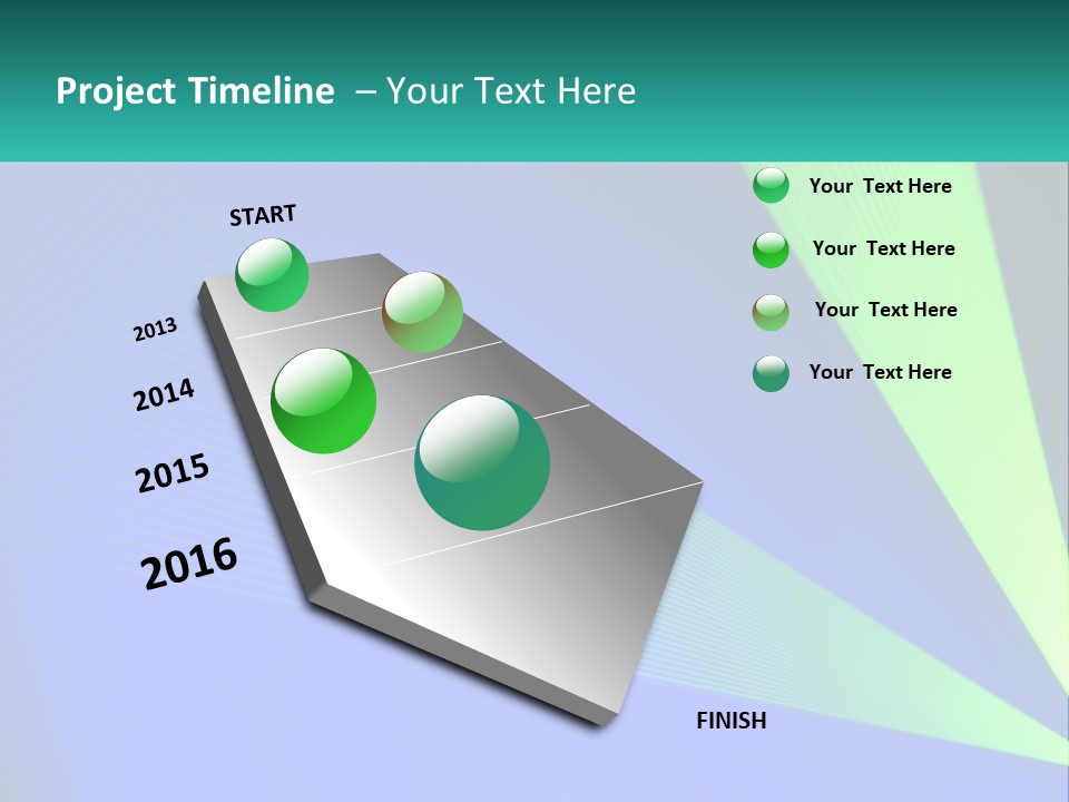 A Blue And Green Abstract Background With Lines PowerPoint Template