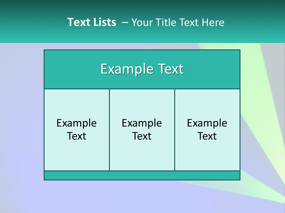 A Blue And Green Abstract Background With Lines PowerPoint Template