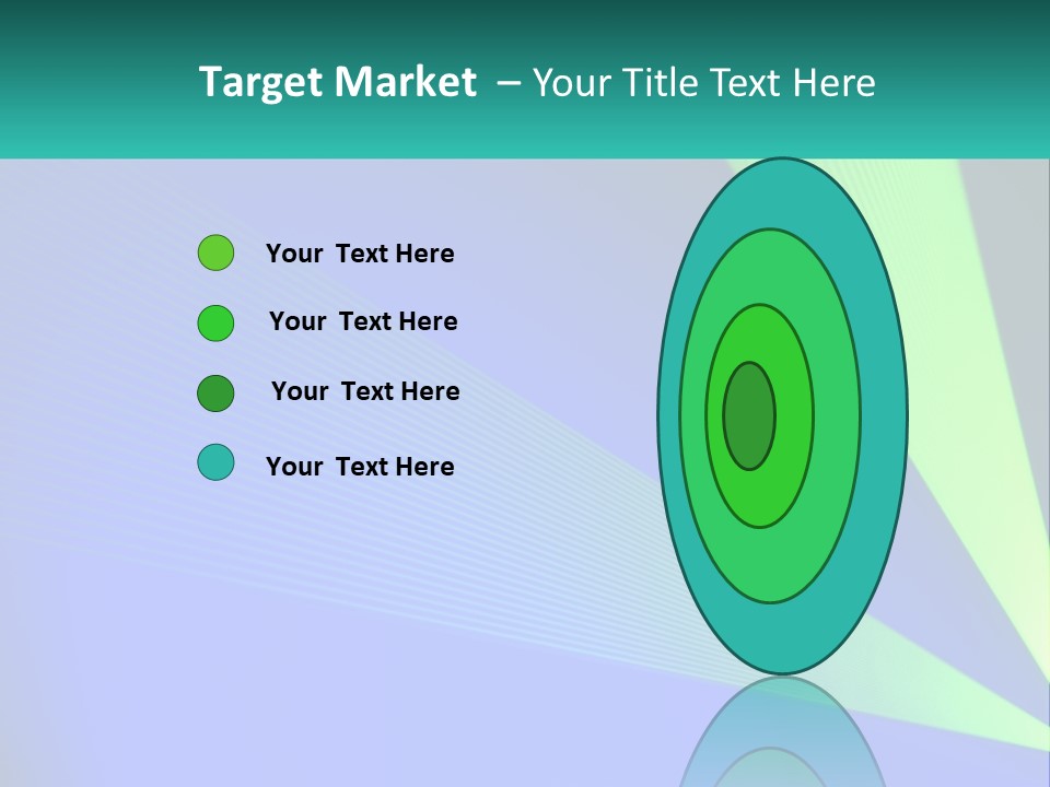 A Blue And Green Abstract Background With Lines PowerPoint Template