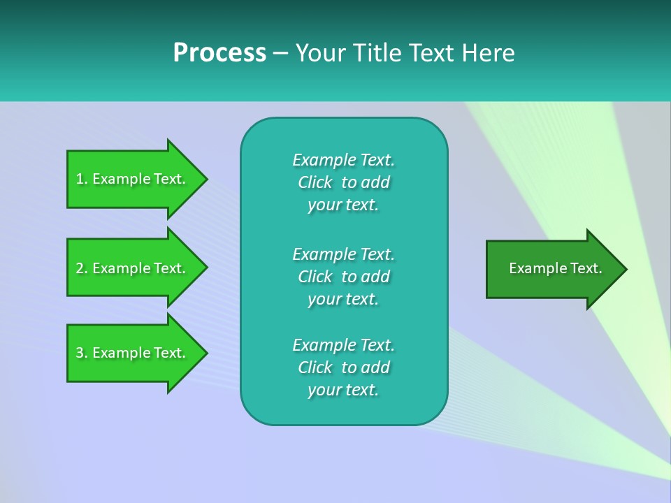 A Blue And Green Abstract Background With Lines PowerPoint Template