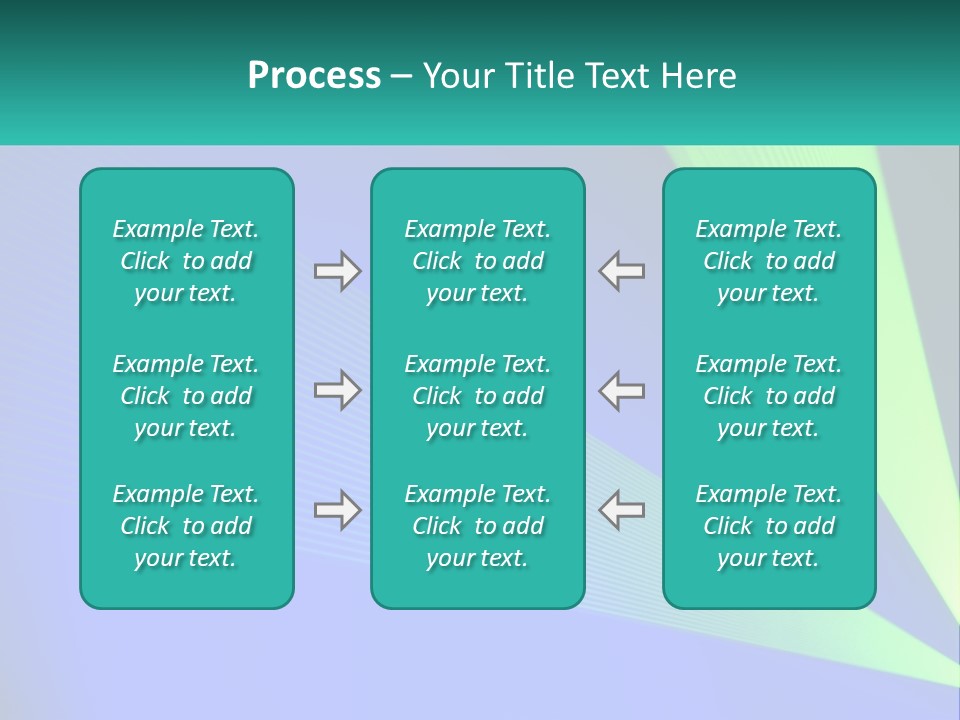 A Blue And Green Abstract Background With Lines PowerPoint Template
