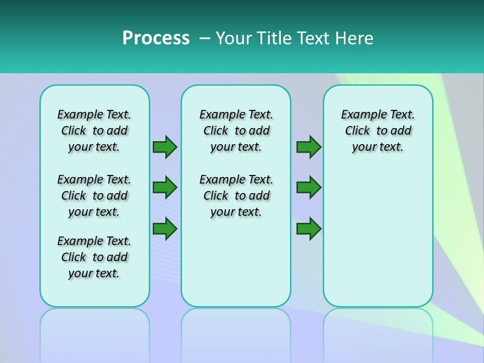 A Blue And Green Abstract Background With Lines PowerPoint Template