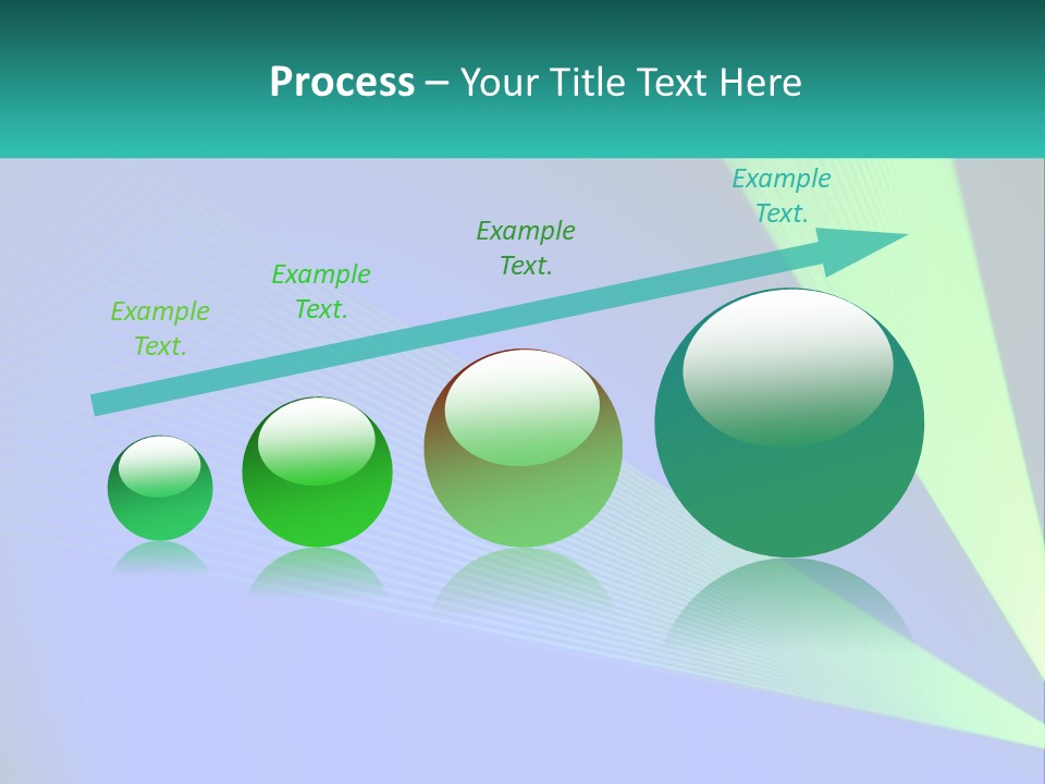 A Blue And Green Abstract Background With Lines PowerPoint Template