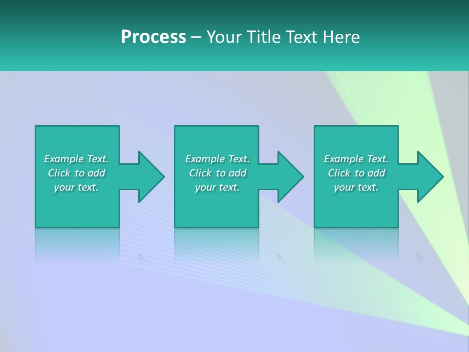 A Blue And Green Abstract Background With Lines PowerPoint Template