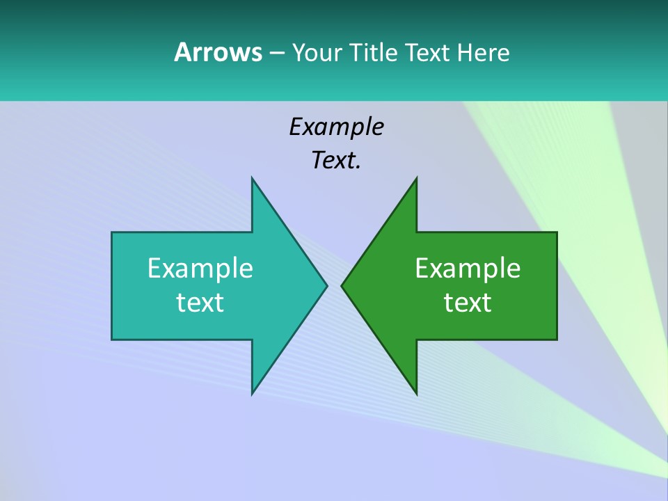 A Blue And Green Abstract Background With Lines PowerPoint Template