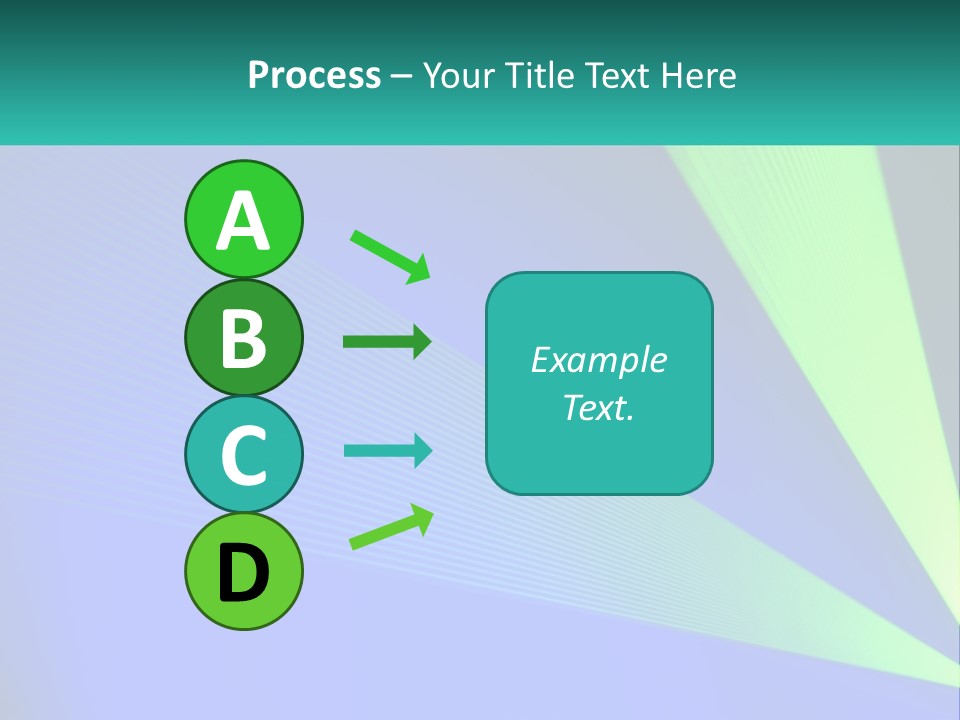 A Blue And Green Abstract Background With Lines PowerPoint Template