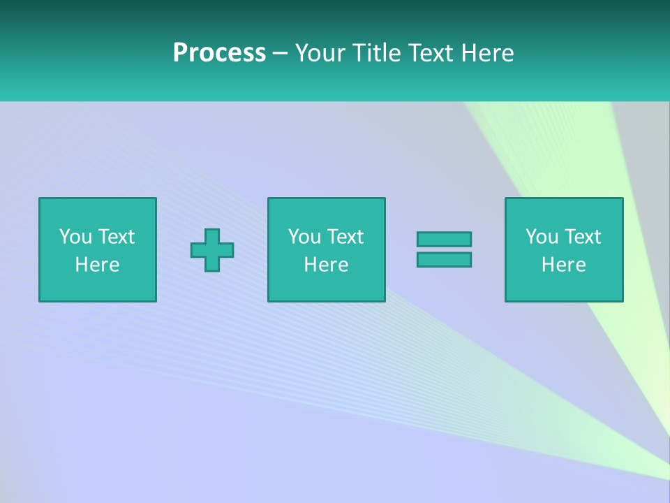 A Blue And Green Abstract Background With Lines PowerPoint Template