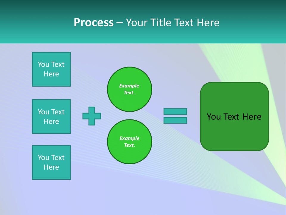 A Blue And Green Abstract Background With Lines PowerPoint Template