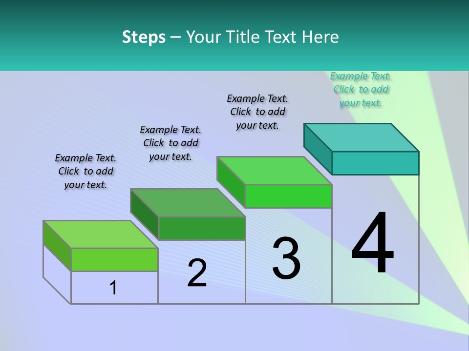 A Blue And Green Abstract Background With Lines PowerPoint Template