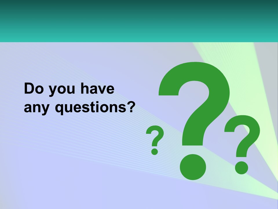 A Blue And Green Abstract Background With Lines PowerPoint Template