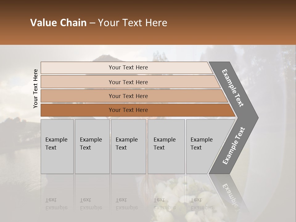 A Bride And Groom Kissing In Front Of A Lake PowerPoint Template