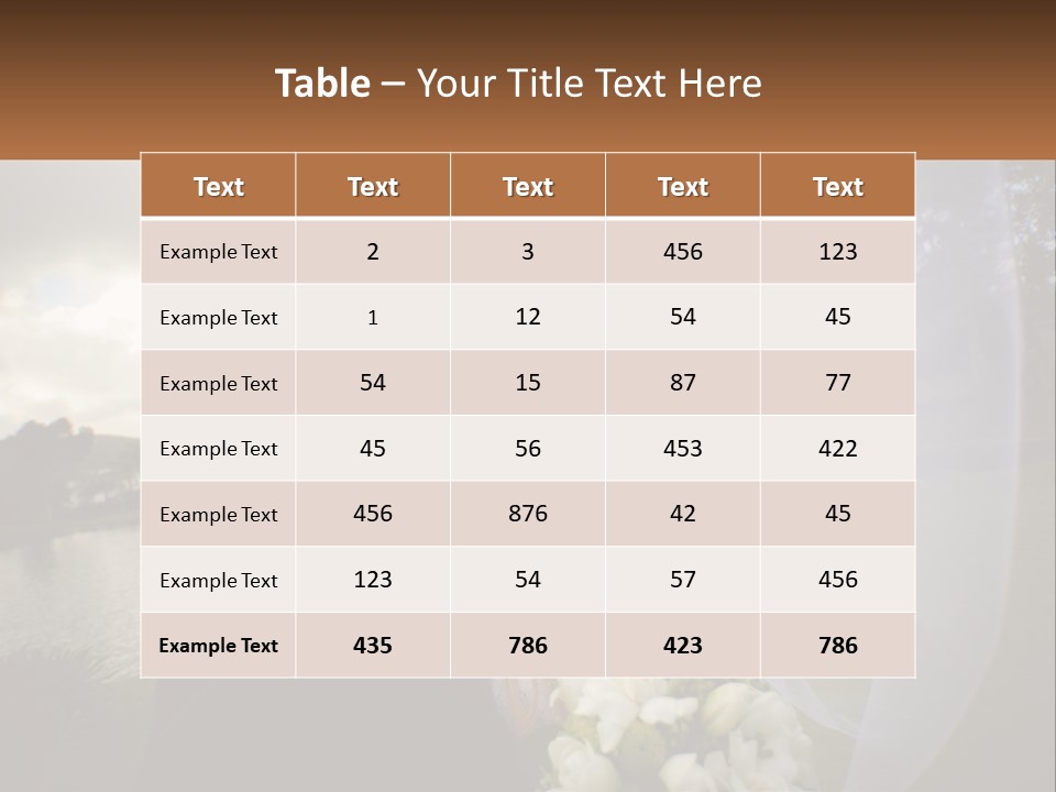 A Bride And Groom Kissing In Front Of A Lake PowerPoint Template