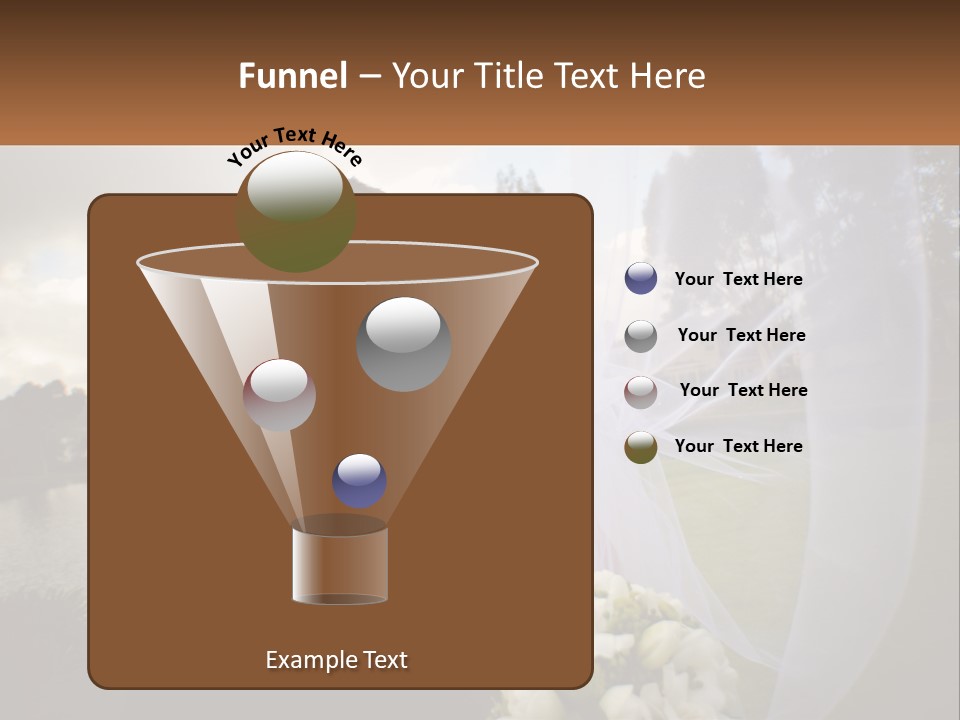 A Bride And Groom Kissing In Front Of A Lake PowerPoint Template