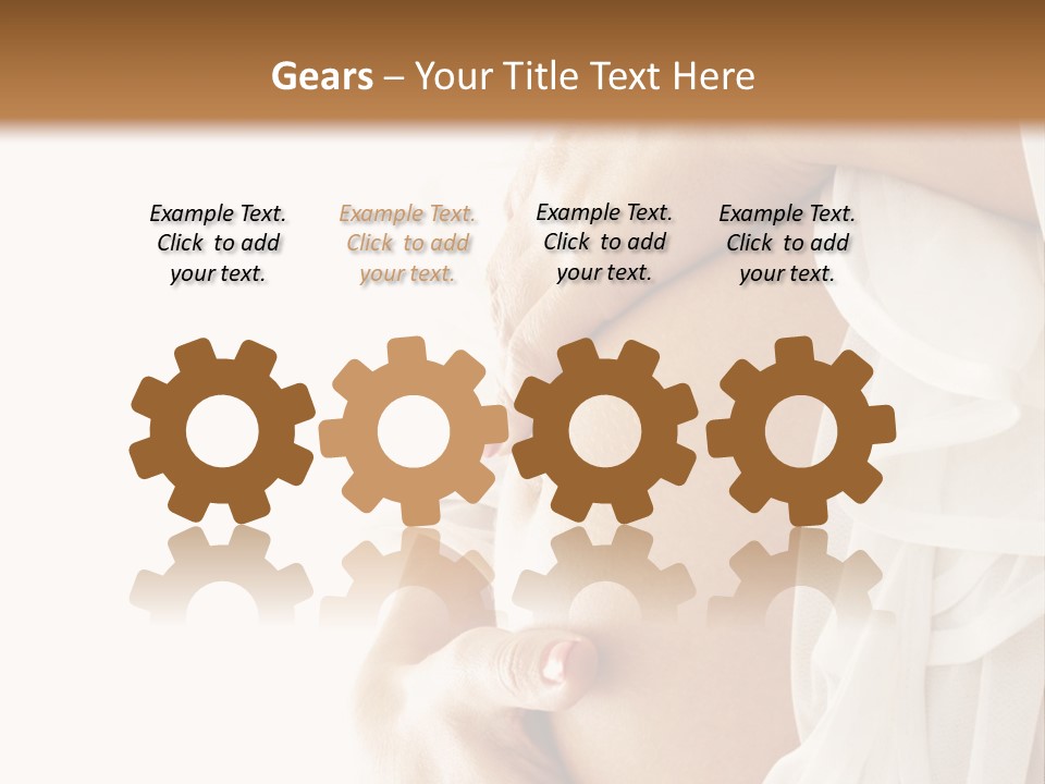 A Pregnant Woman Holding A Flower Powerpoint Presentation PowerPoint Template